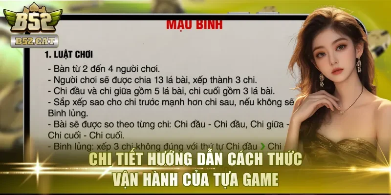 Chi tiết hướng dẫn cách thức vận hành của tựa game