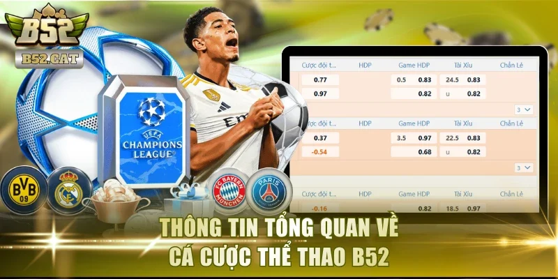 Thông tin tổng quan về cá cược thể thao B52